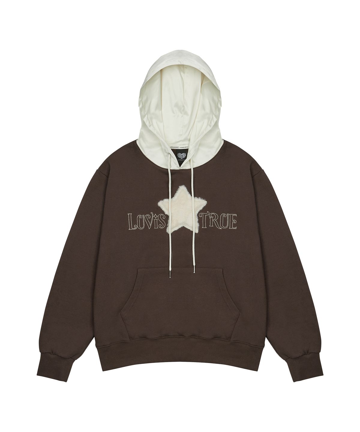 러브이즈트루(LUVISTRUE) FS STAR HOODIE(BROWN)