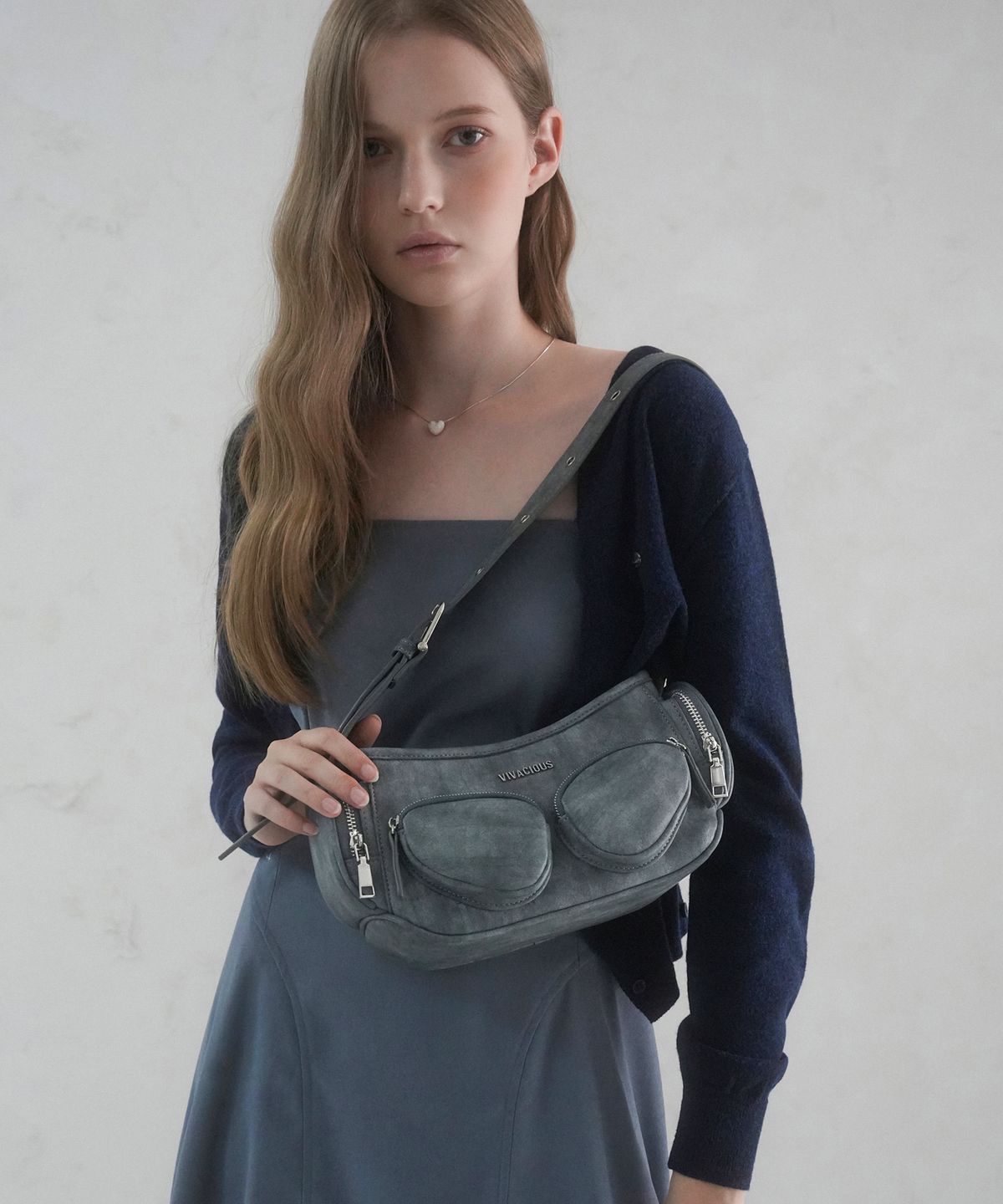 비바셔스(VIVACIOUS) Megan Pocket Shoulder Bag - 6COL