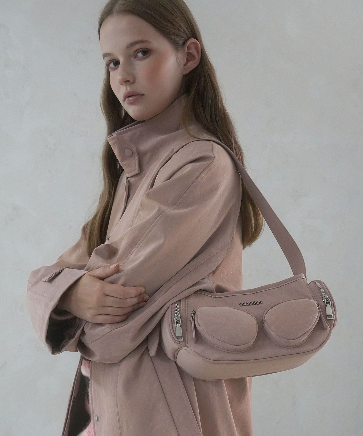비바셔스(VIVACIOUS) Megan Pocket Shoulder Bag - 6COL