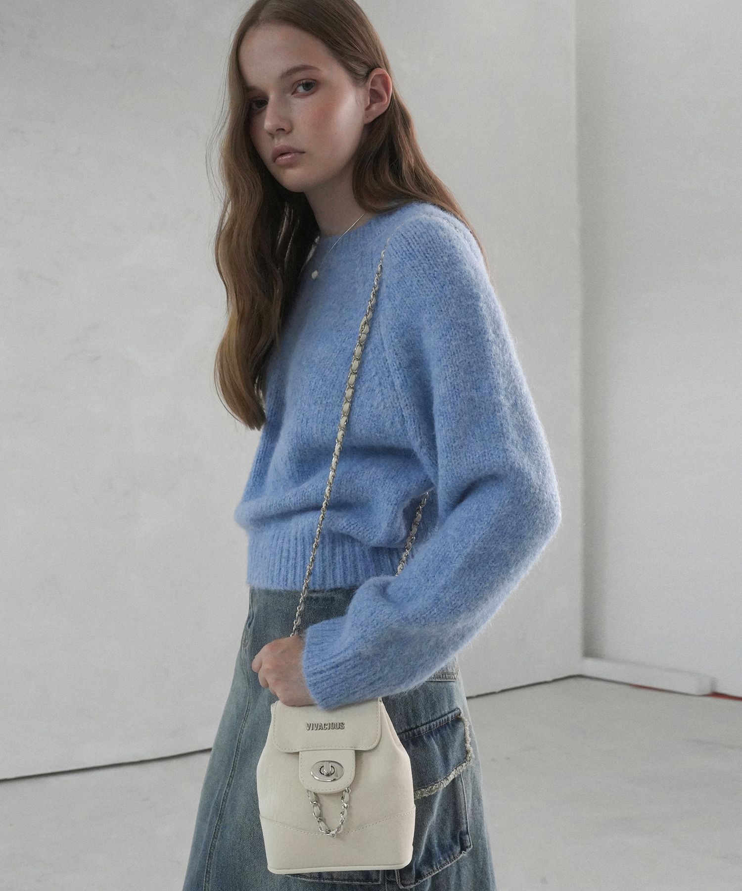 ＊韓国＊［VIVACIOUS］Monica Bucket Cross Bag 5color MUSINSA | VIVACIOUS Monica Bucket Cross Bag - 5COL