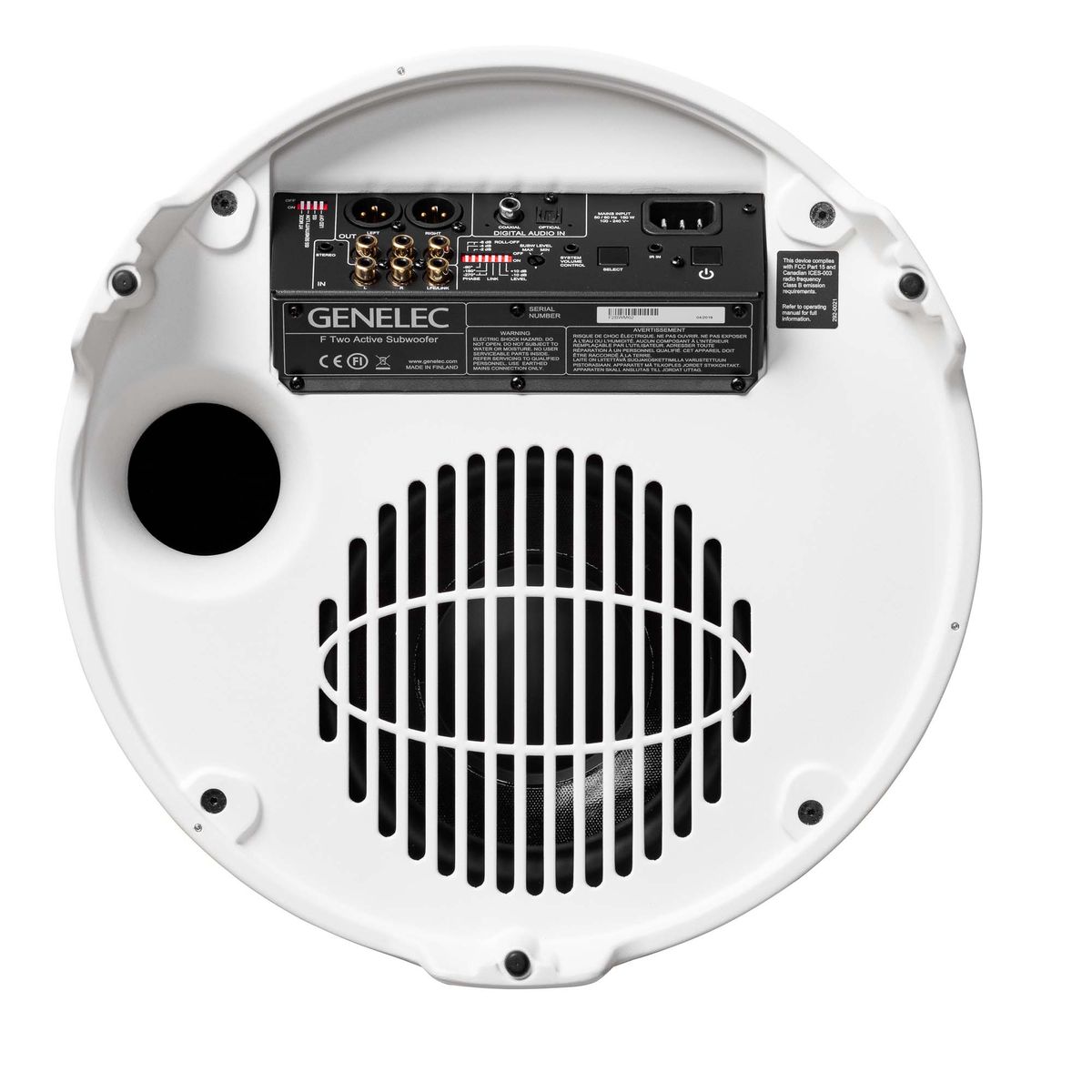 제넬렉(GENELEC) 홈 오디오 액티브 서브우퍼 F2 (8인치)