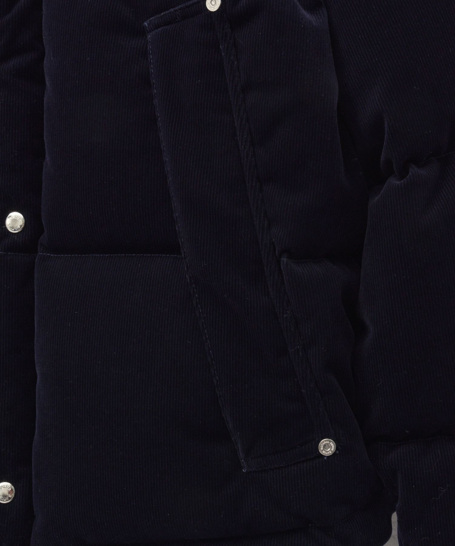 MUSINSA | SATUR Lawton Corduroy Duck Down Padding Navy