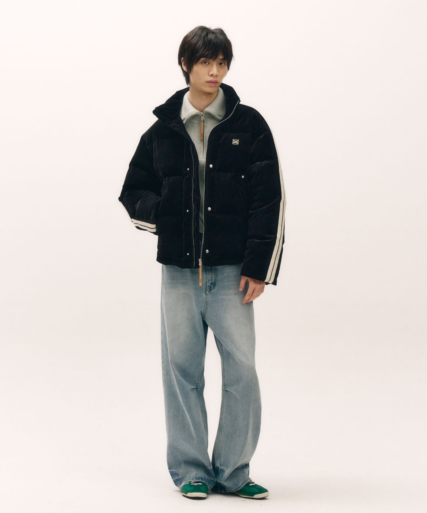 ☆送料・関税込☆SATUR★Lawton Duck Down Padding★ MUSINSA | SATUR Lawton Corduroy Duck Down Padding Black