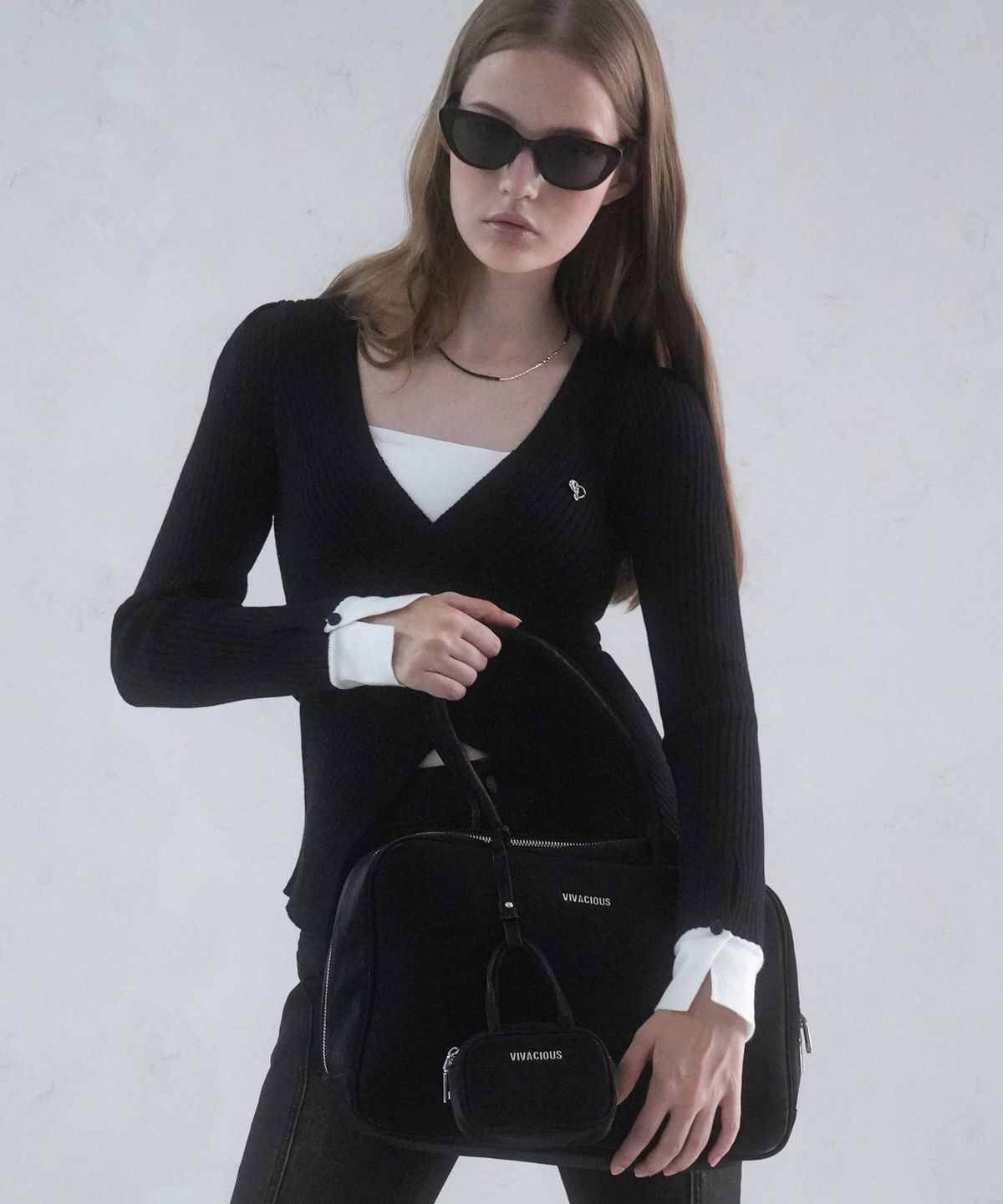비바셔스(VIVACIOUS) Scarlett Square Bag - 5COL