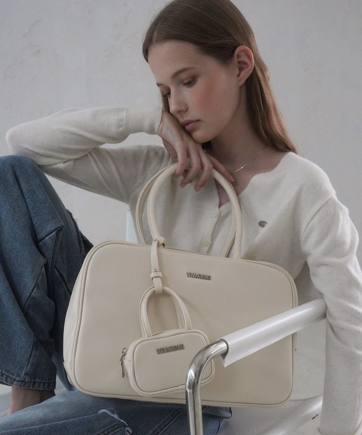 비바셔스(VIVACIOUS) Scarlett Square Bag - 5COL