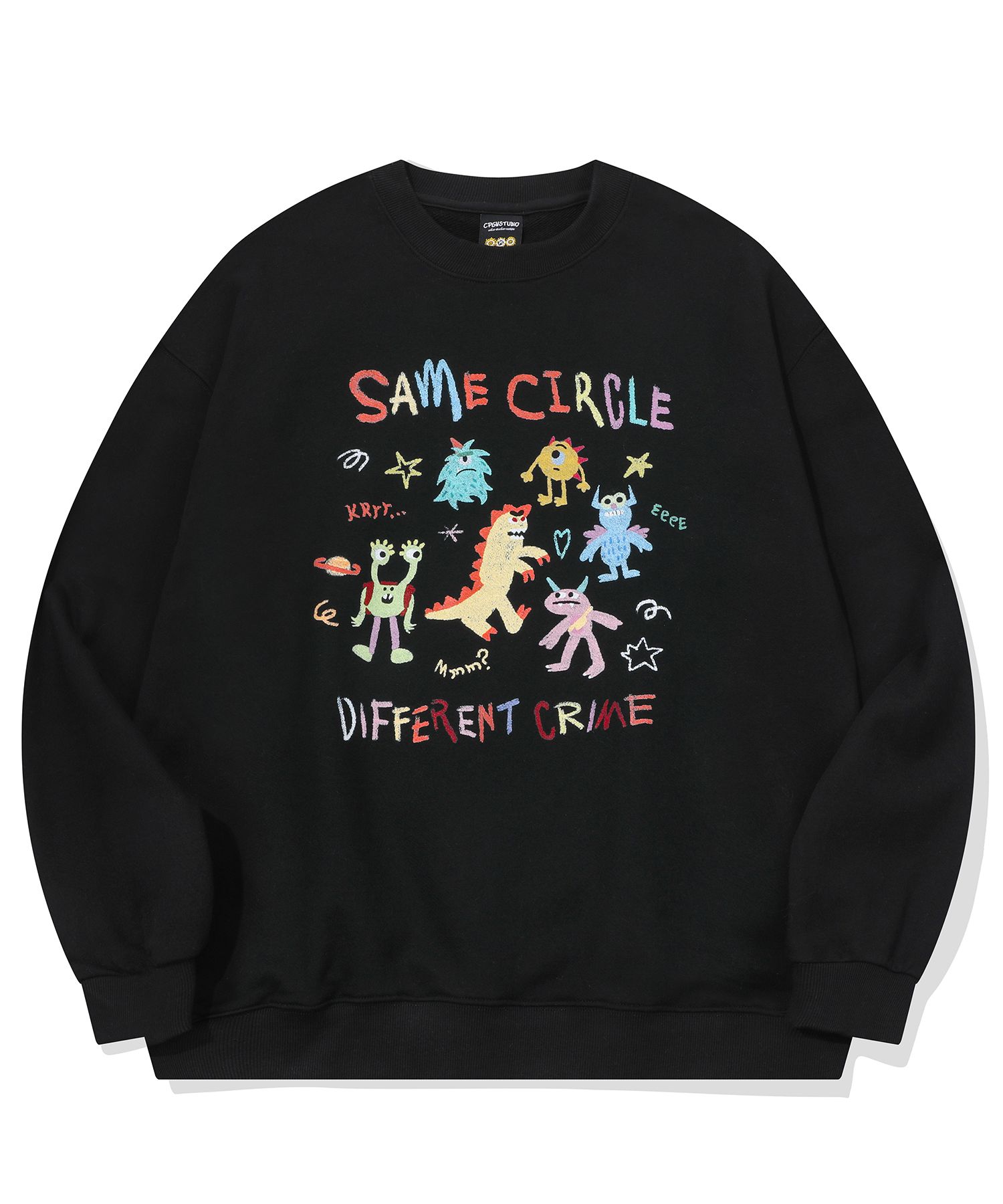 【CPGN STUDIO】24FW★ Crime Buddy Sweatshirt MUSINSA | CPGN STUDIO Crime Buddy Sweatshirt Black