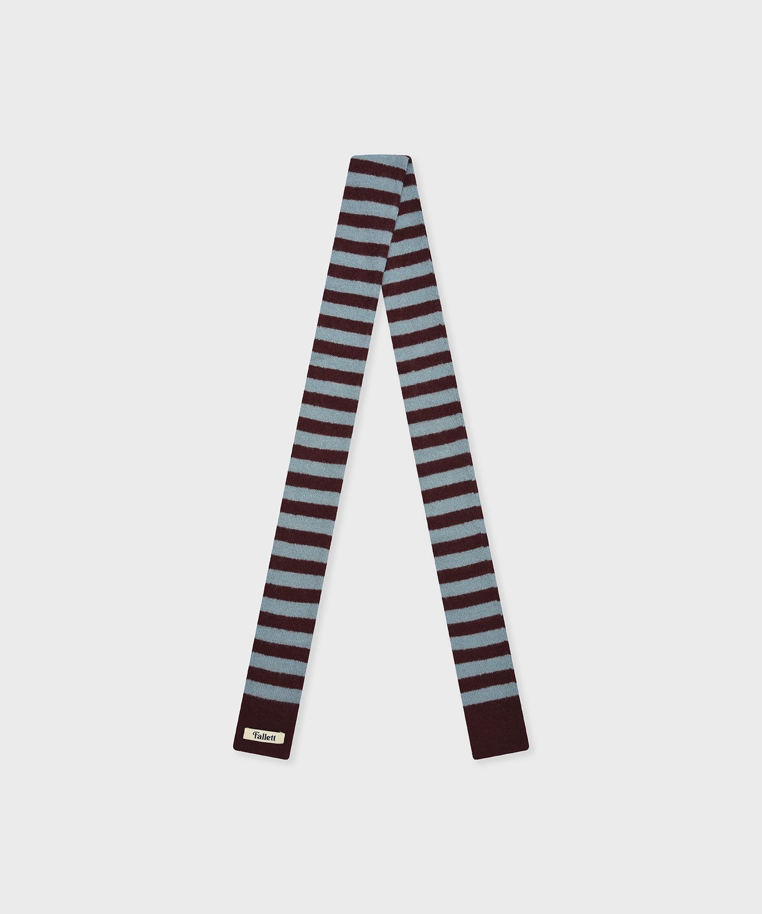 MUSINSA公式 | FALLETT Skinny Stripe Muffler Blue