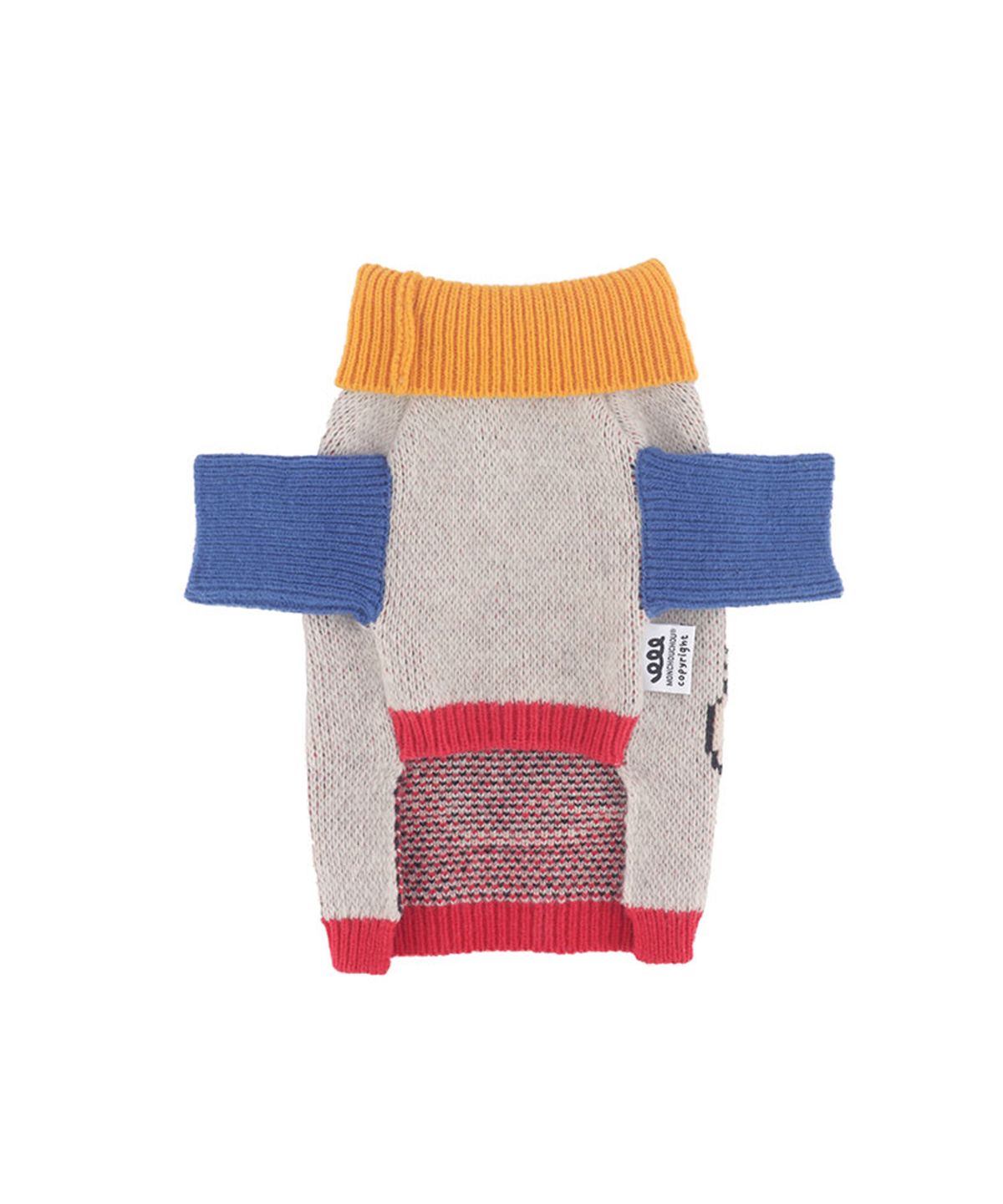몽슈슈(MONCHOUCHOU) Beau Beau Turtle Neck Oatmeal