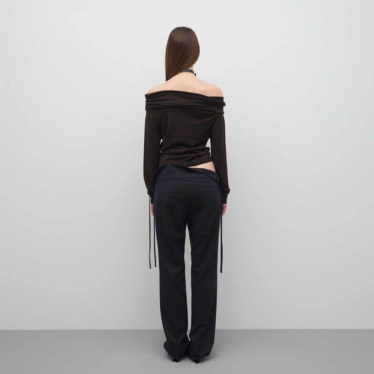 엘씨디씨티엠(LCDC™) STRIPED SLIM TROUSERS