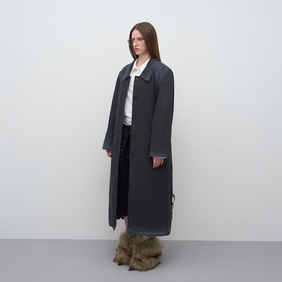엘씨디씨티엠(LCDC™) SPRAY WASHED TRENCH PADDED COAT