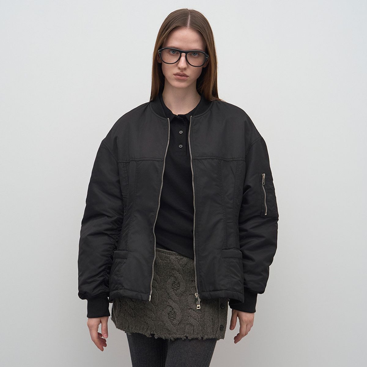 엘씨디씨티엠(LCDC™) HOUR GLASS BOMBER JACKET