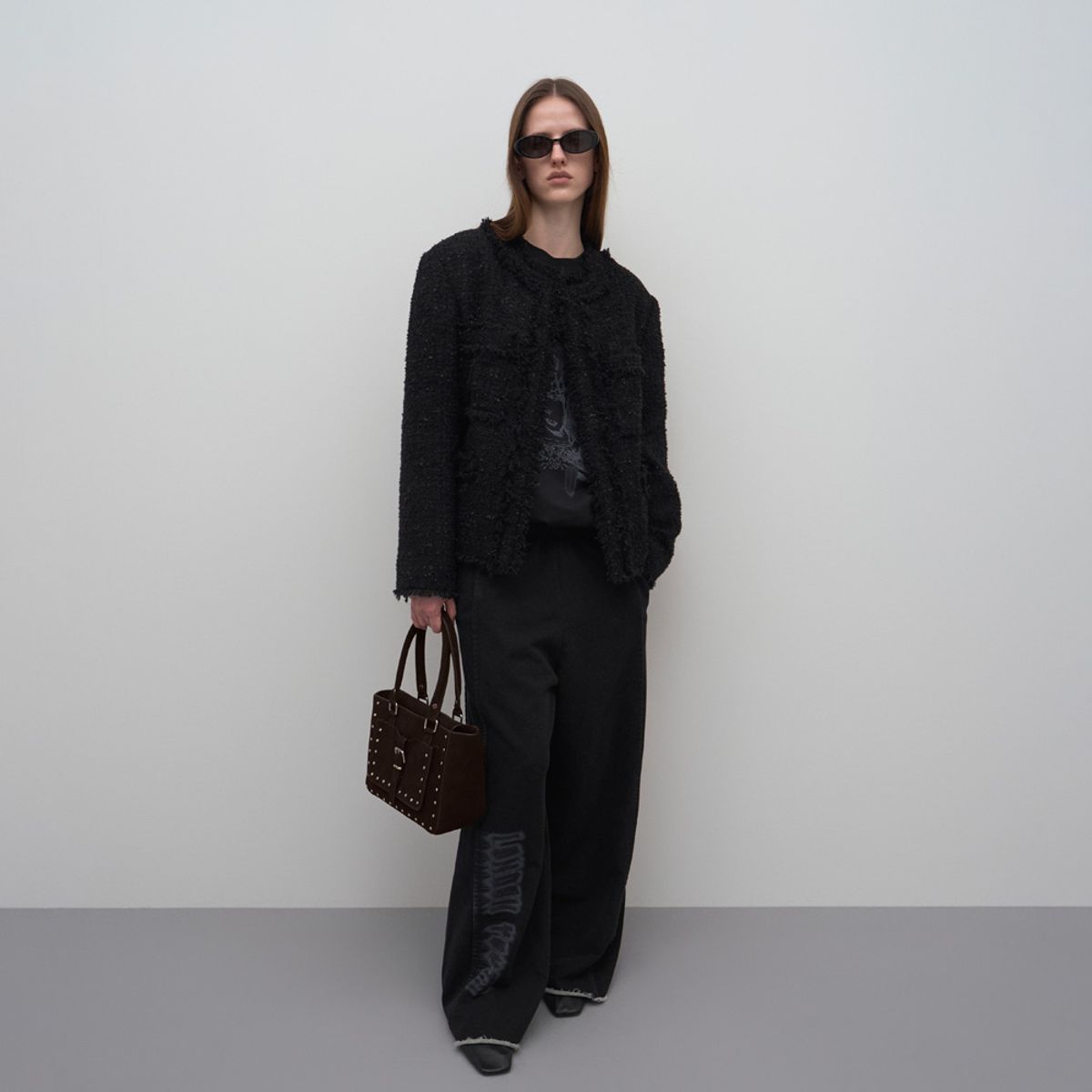 엘씨디씨티엠(LCDC™) SUEDE STUD TOTE BAG