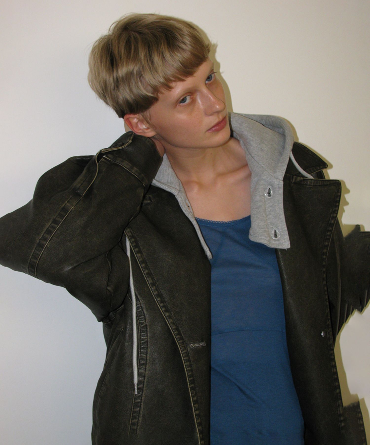 MUSINSA | PARTIMENTO WOMEN 3M Thinsulate 2WAY Leather Hoodie