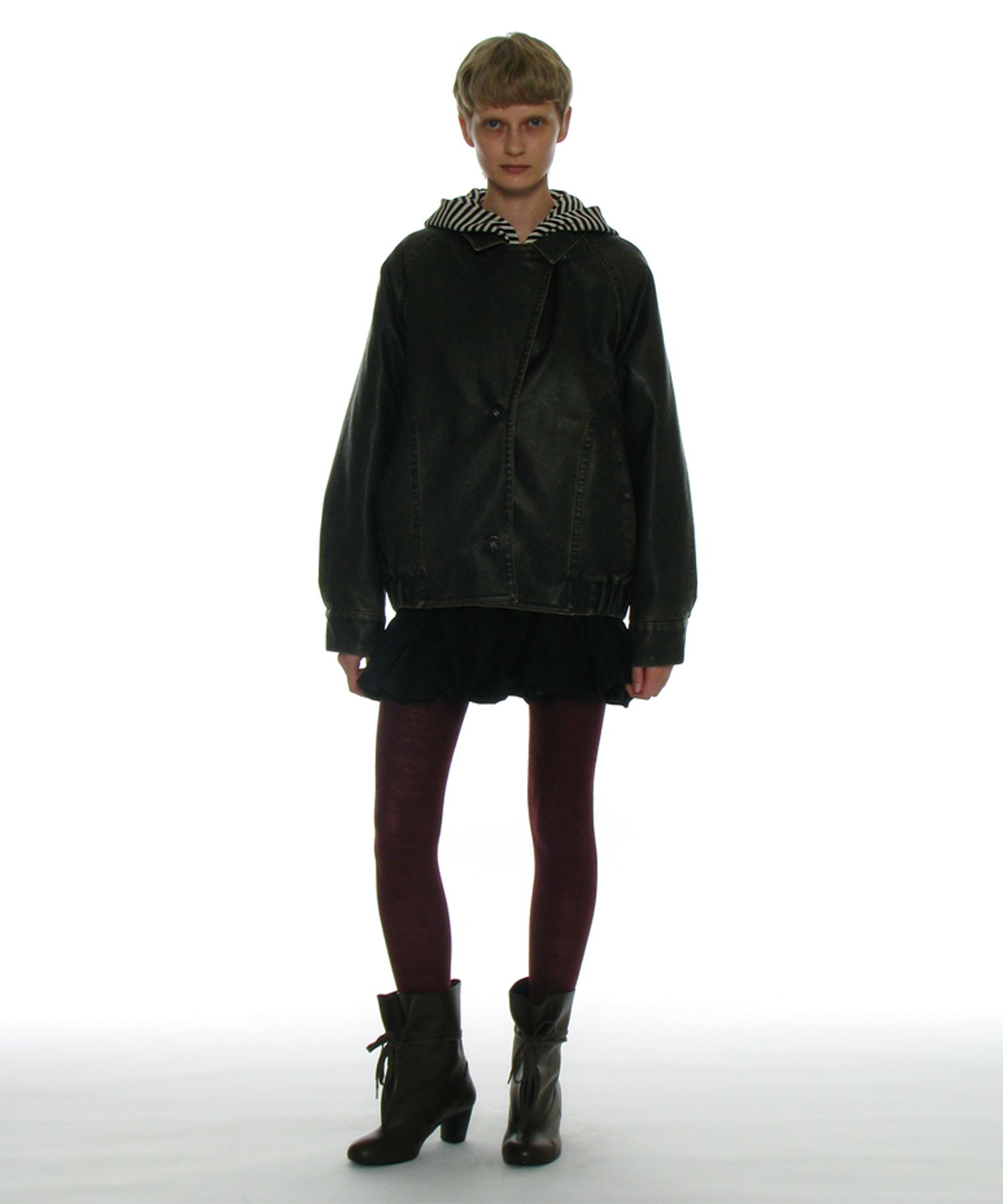 ★PARTIMENTO★ 3M Thinsulate 2WAY Hoodie Bomber Jacket Khaki MUSINSA | PARTIMENTO WOMEN 3M Thinsulate 2WAY Hoodie Bomber