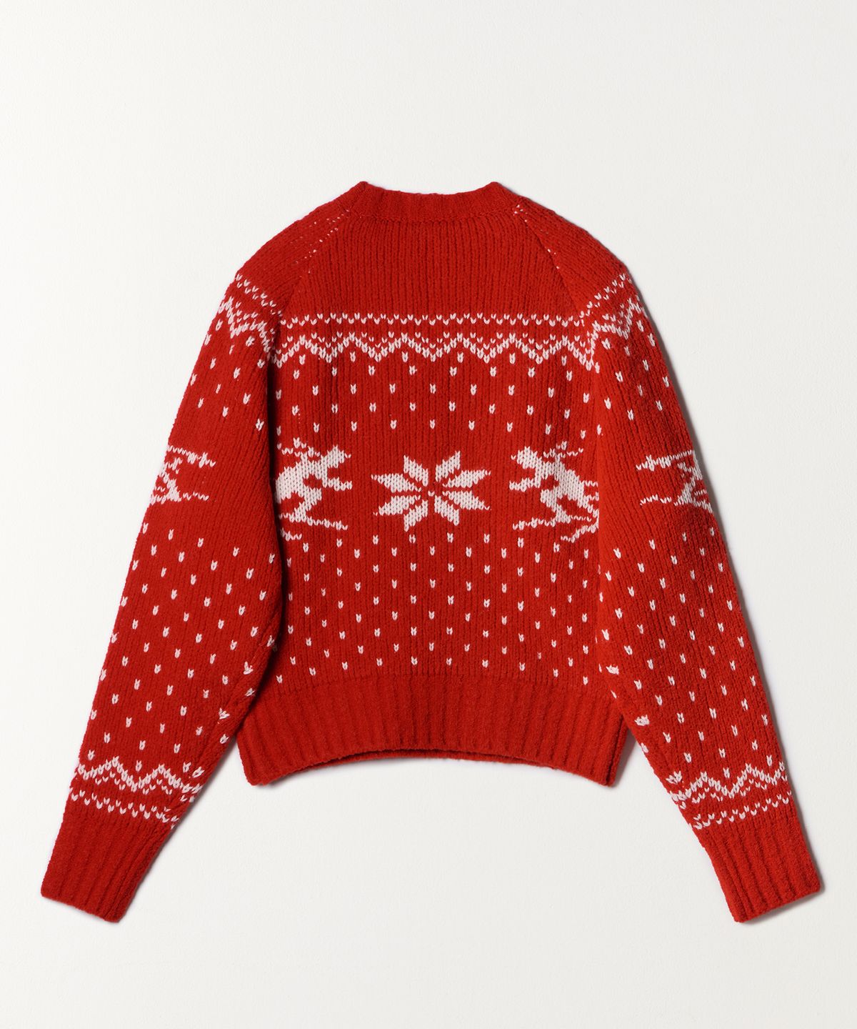 튜드먼트(TTUDEMENT) WINTER SKI KNIT RED
