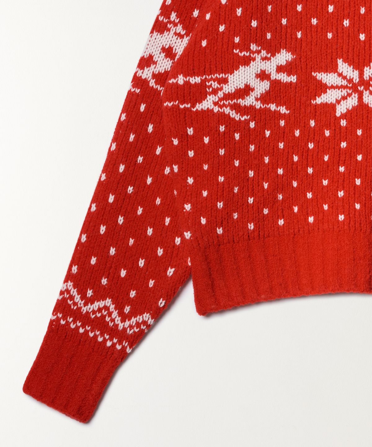 튜드먼트(TTUDEMENT) WINTER SKI KNIT RED