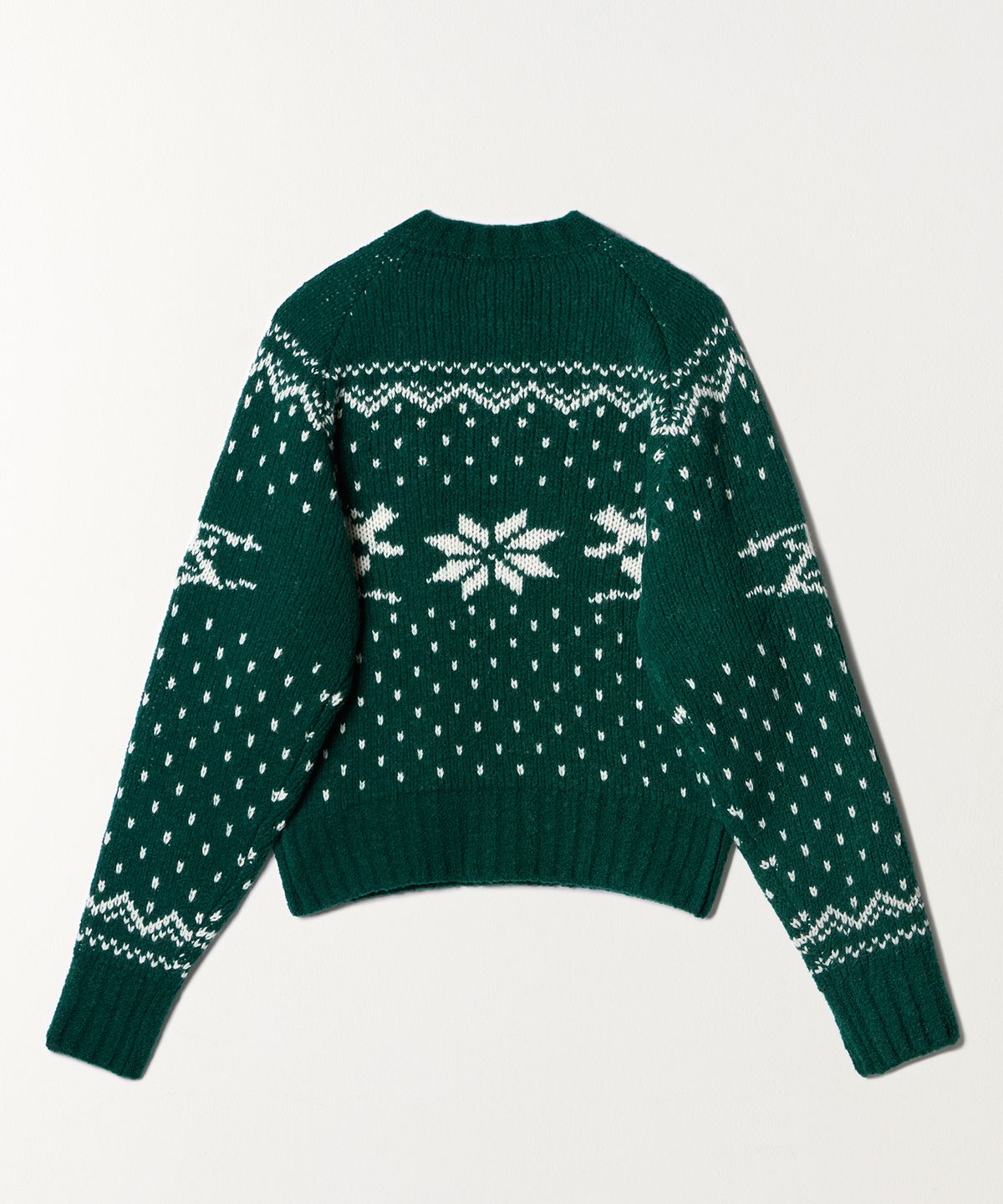 튜드먼트(TTUDEMENT) WINTER SKI KNIT DEEP GREEN