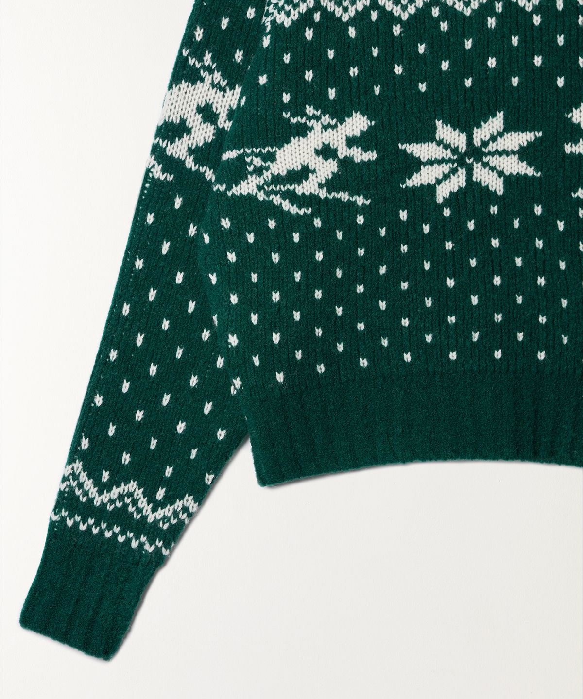 튜드먼트(TTUDEMENT) WINTER SKI KNIT DEEP GREEN