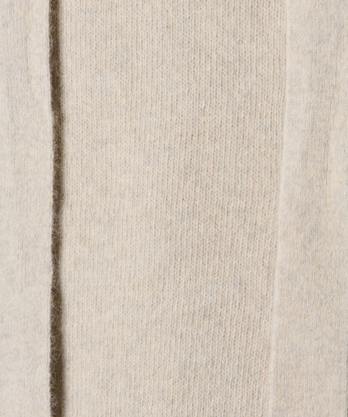 튜드먼트(TTUDEMENT) V-NECK MUFFLER KNIT TOP LIGHT GREY