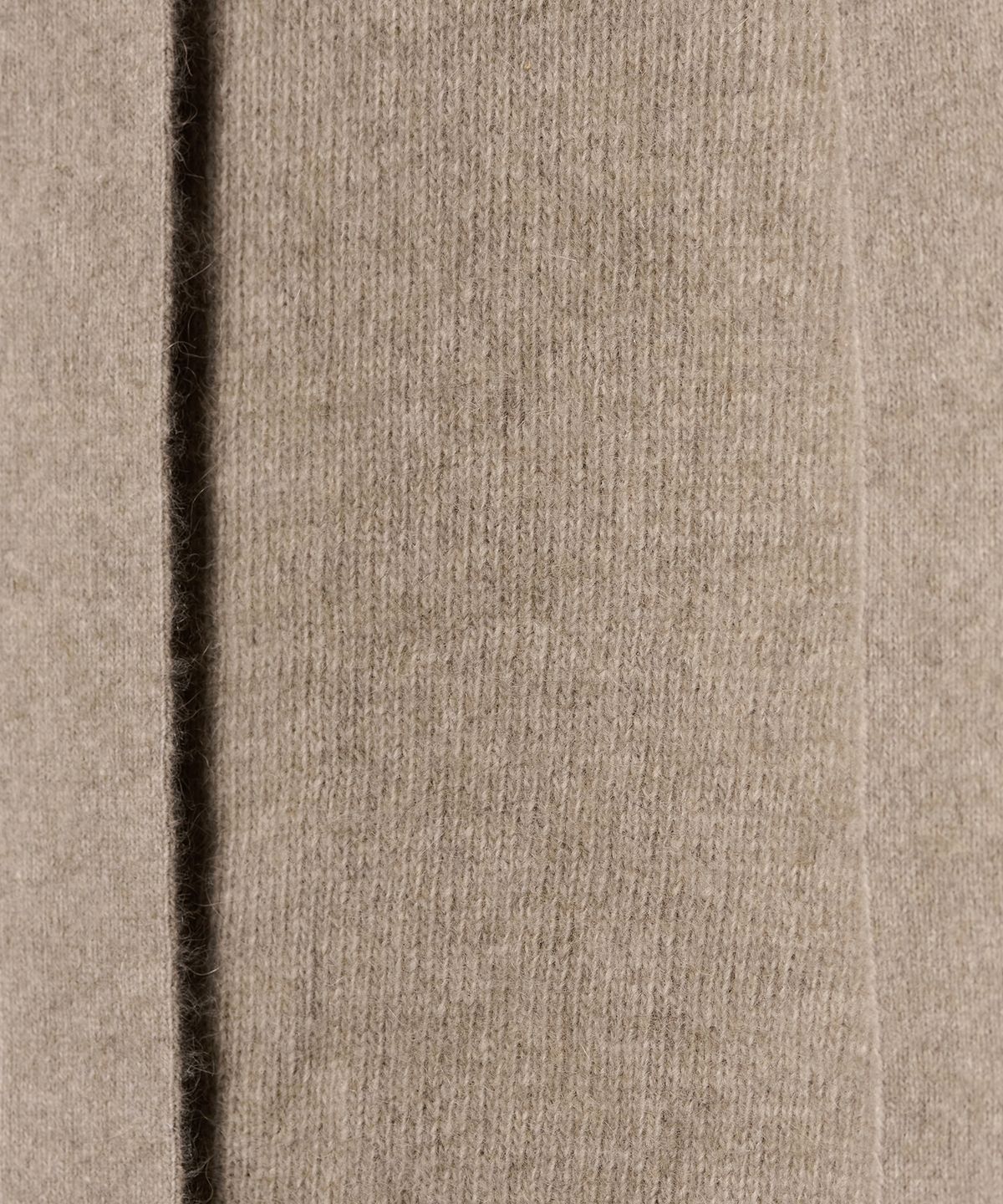 튜드먼트(TTUDEMENT) V-NECK MUFFLER KNIT TOP MOCHA