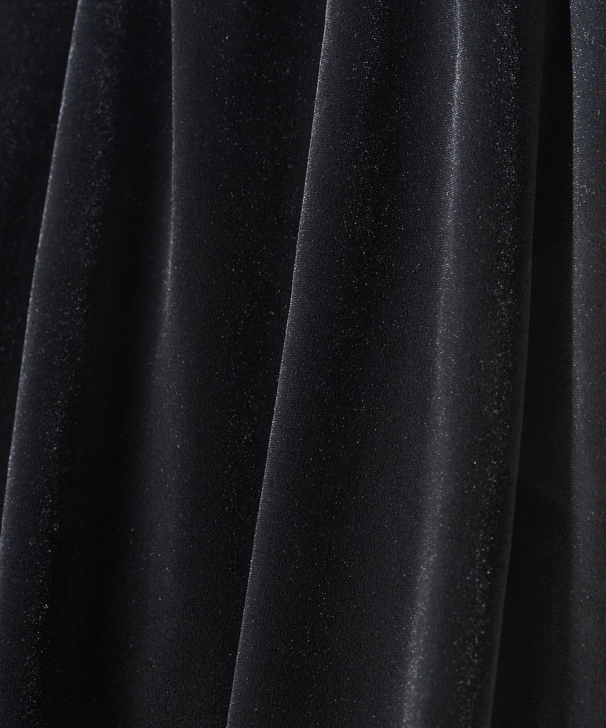 튜드먼트(TTUDEMENT) VELVET BALLOON SKIRT BLACK