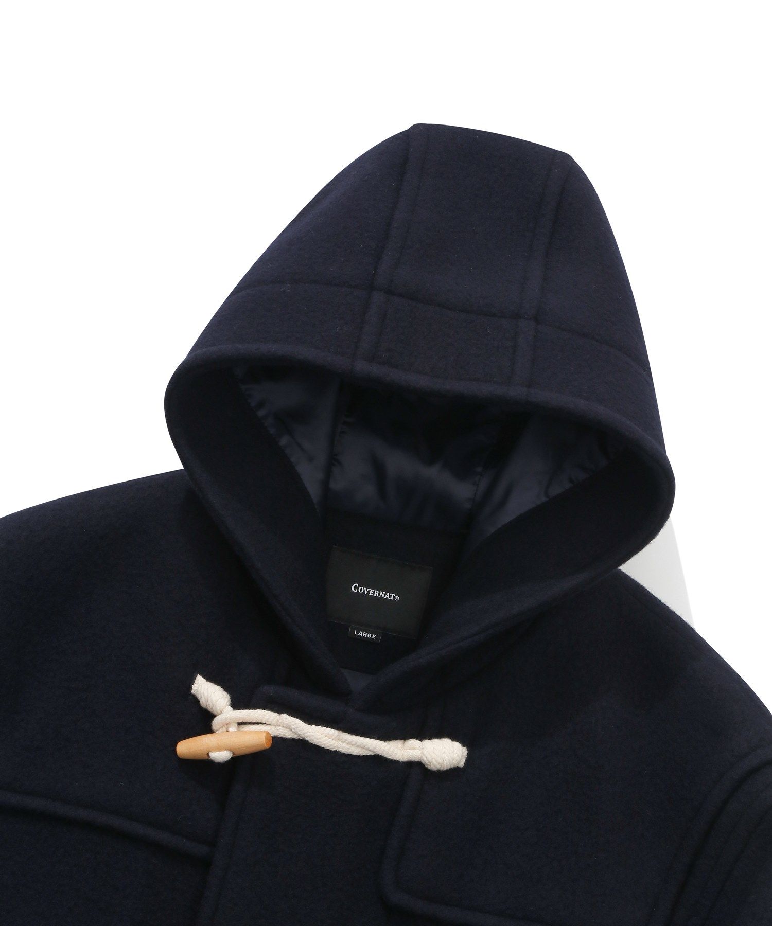 [COVERNAT]★wool duffel coat MUSINSA | COVERNAT Classic Wool Duffle Coat Navy