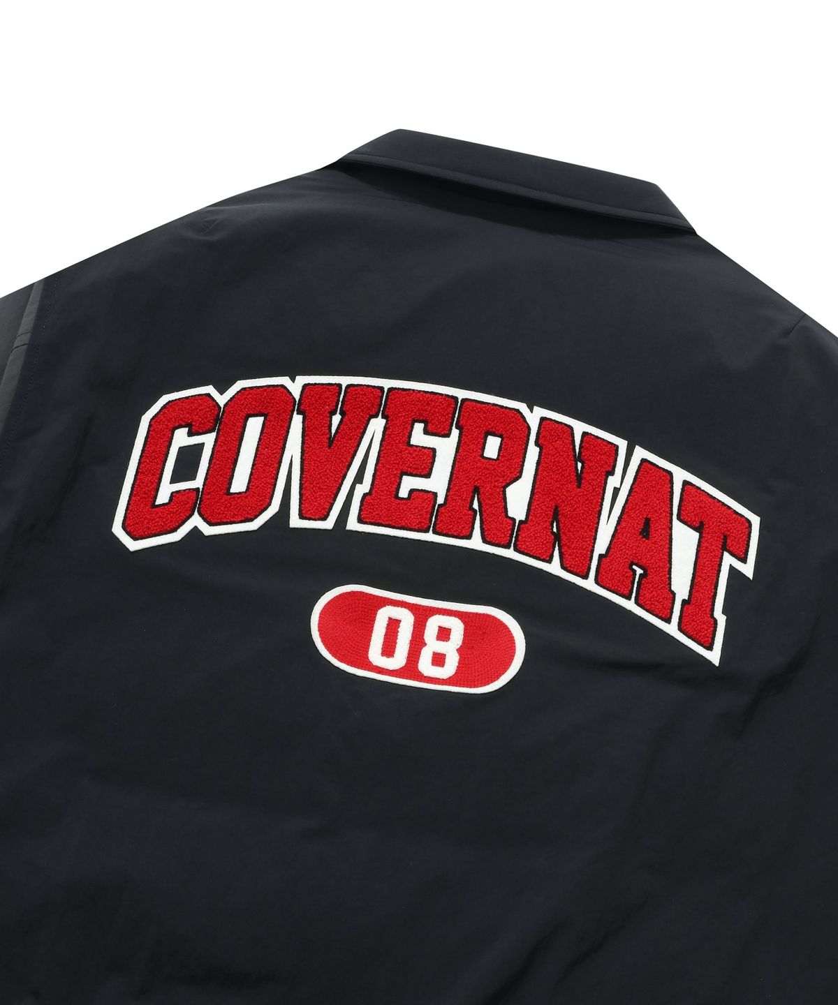 커버낫(COVERNAT) RDS 컬리지 카라 바시티 다운 블랙