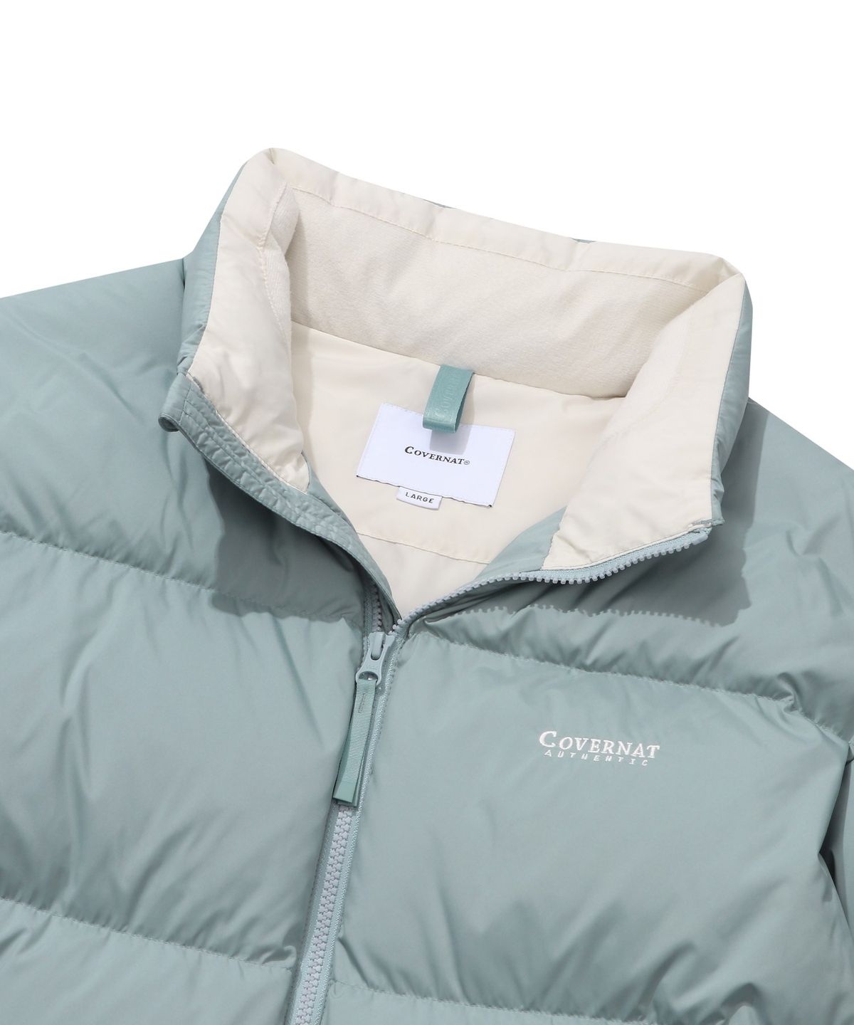 커버낫(COVERNAT) 24FW RDS 씨빅 오리진 숏 푸퍼 스카이블루