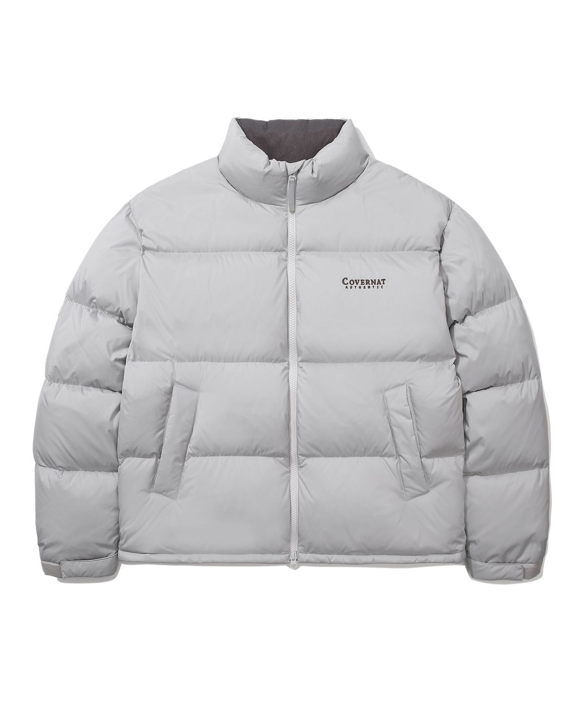커버낫(COVERNAT) 24FW RDS 씨빅 오리진 숏 푸퍼 라이트 그레이