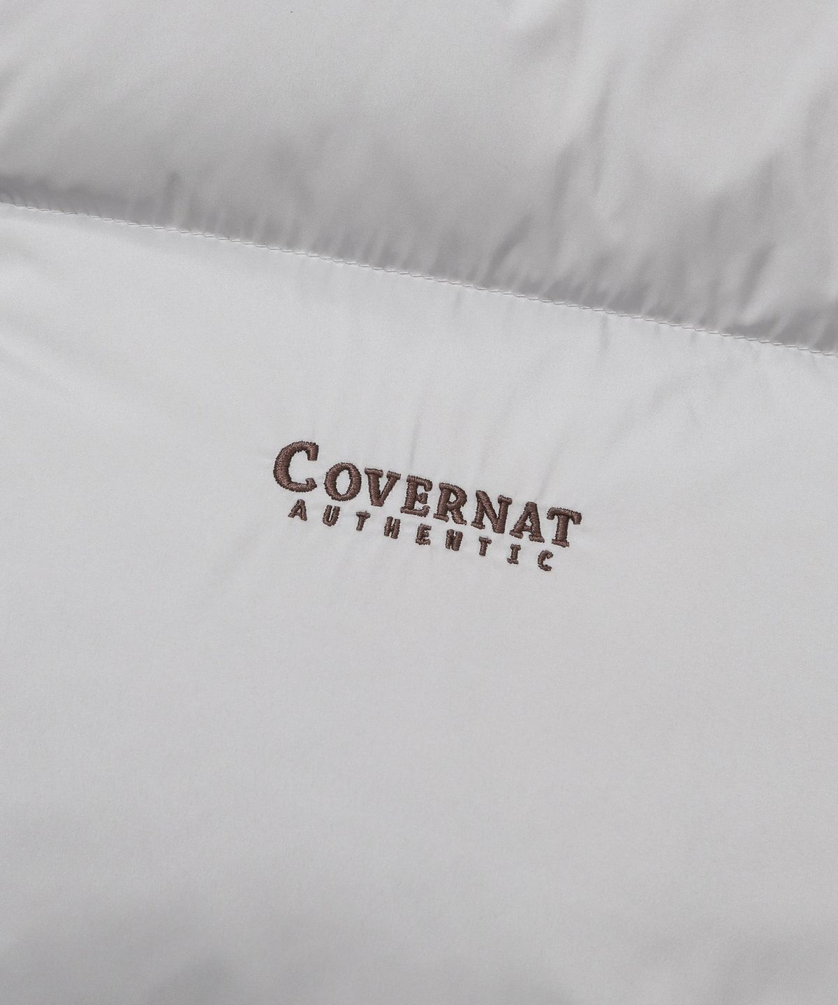 커버낫(COVERNAT) 24FW RDS 씨빅 오리진 숏 푸퍼 라이트 그레이
