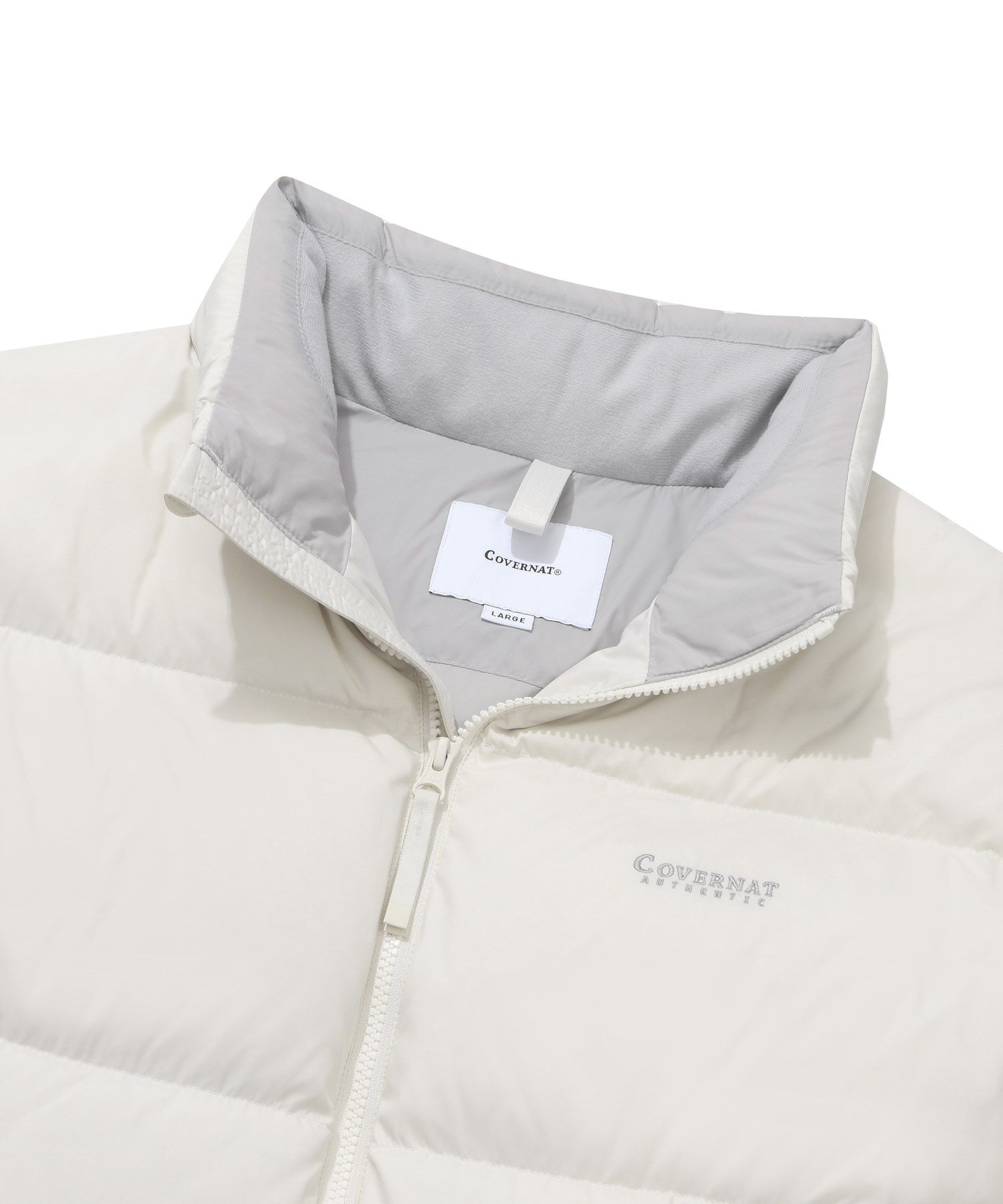 MUSINSA | COVERNAT 24FW RDS Civic Origin Short Puffer Ivory