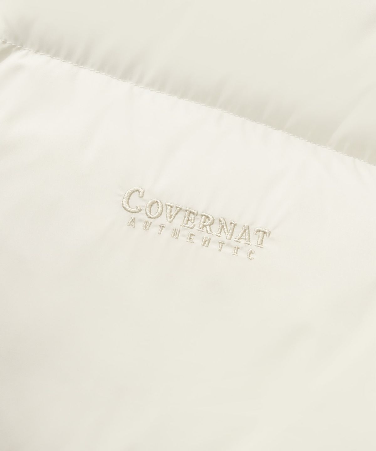 커버낫(COVERNAT) 24FW RDS 씨빅 오리진 후드 숏 푸퍼 아이보리