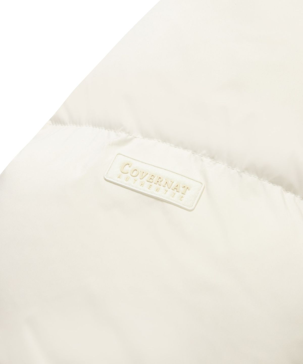커버낫(COVERNAT) 24FW RDS 씨빅 오리진 후드 숏 푸퍼 아이보리