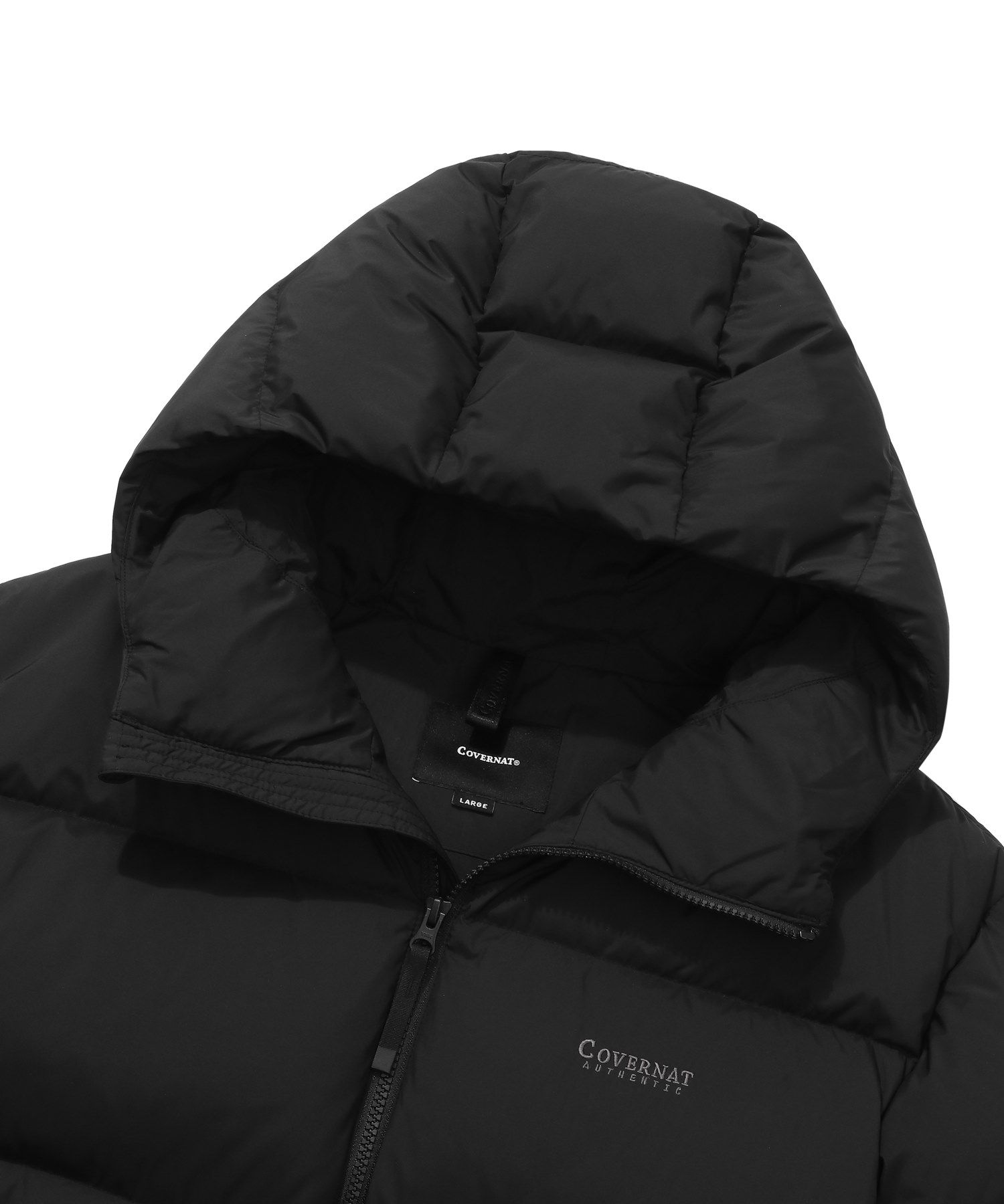 [COVERNAT]★24FW★韓国人気★RDS CIVIC ORIGIN SHORT PUFFER MUSINSA公式 | COVERNAT 24FW RDS Civic Origin Short Puffer Black