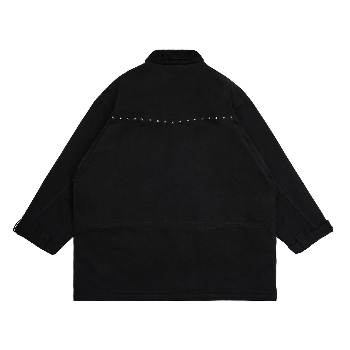 노쿨러스(NOSCOULEURS) STUD WORK COAT BLACK