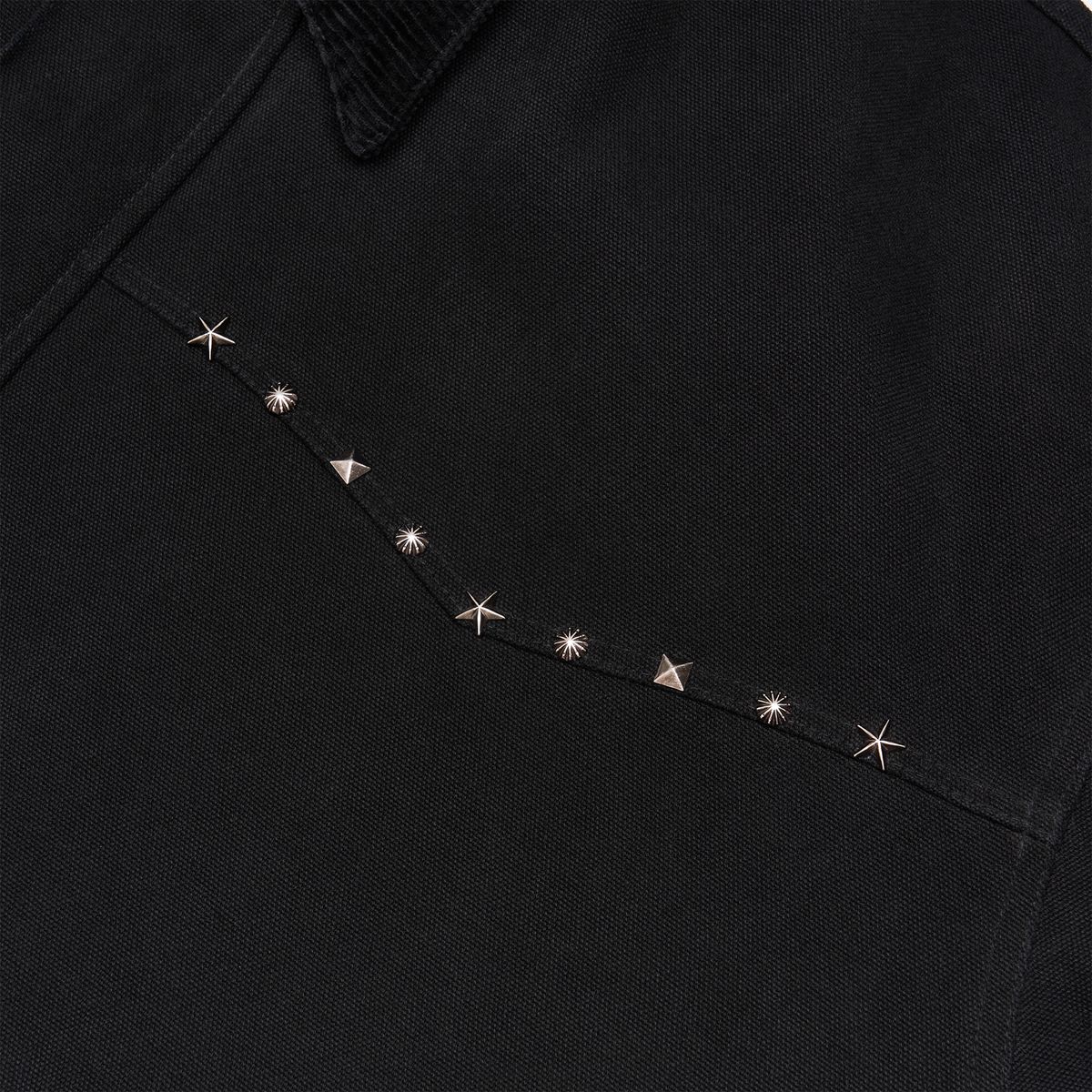 노쿨러스(NOSCOULEURS) STUD WORK COAT BLACK