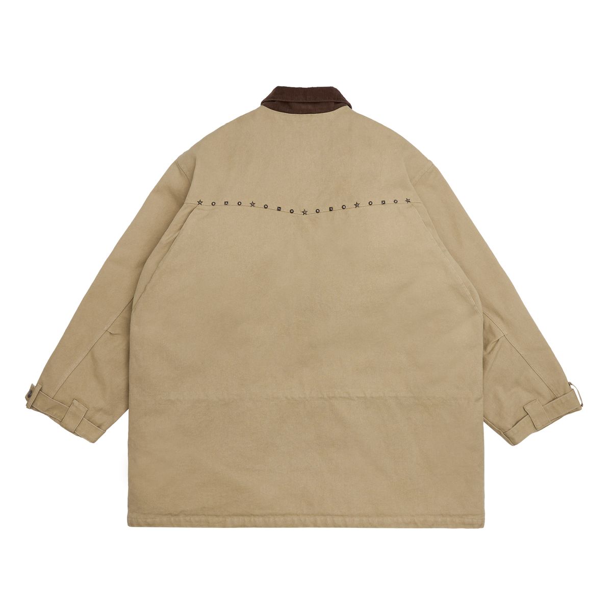 노쿨러스(NOSCOULEURS) STUD WORK COAT BROWN