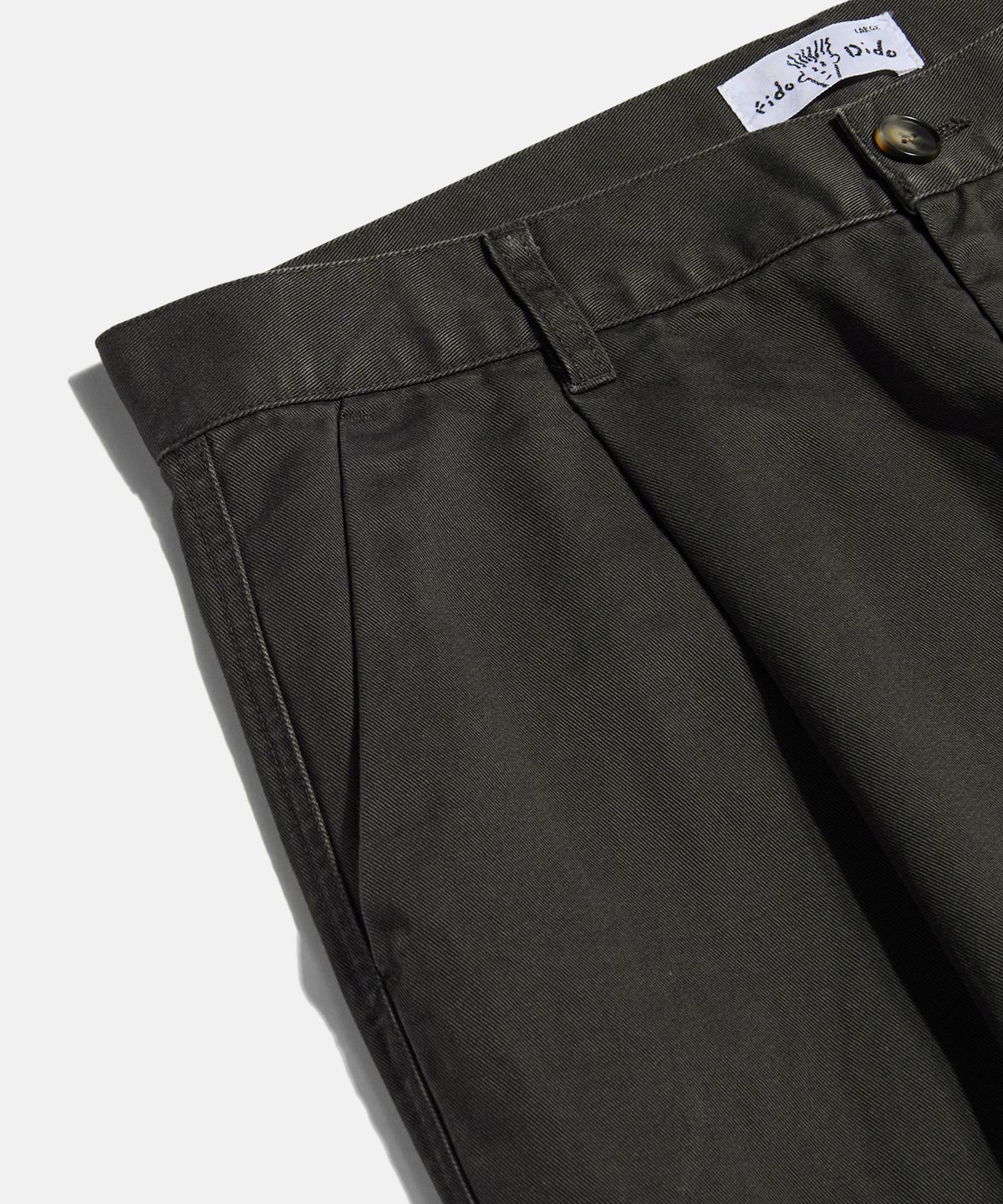 피도디도(FIDO DIDO) FD Cotton Pants Charcoal