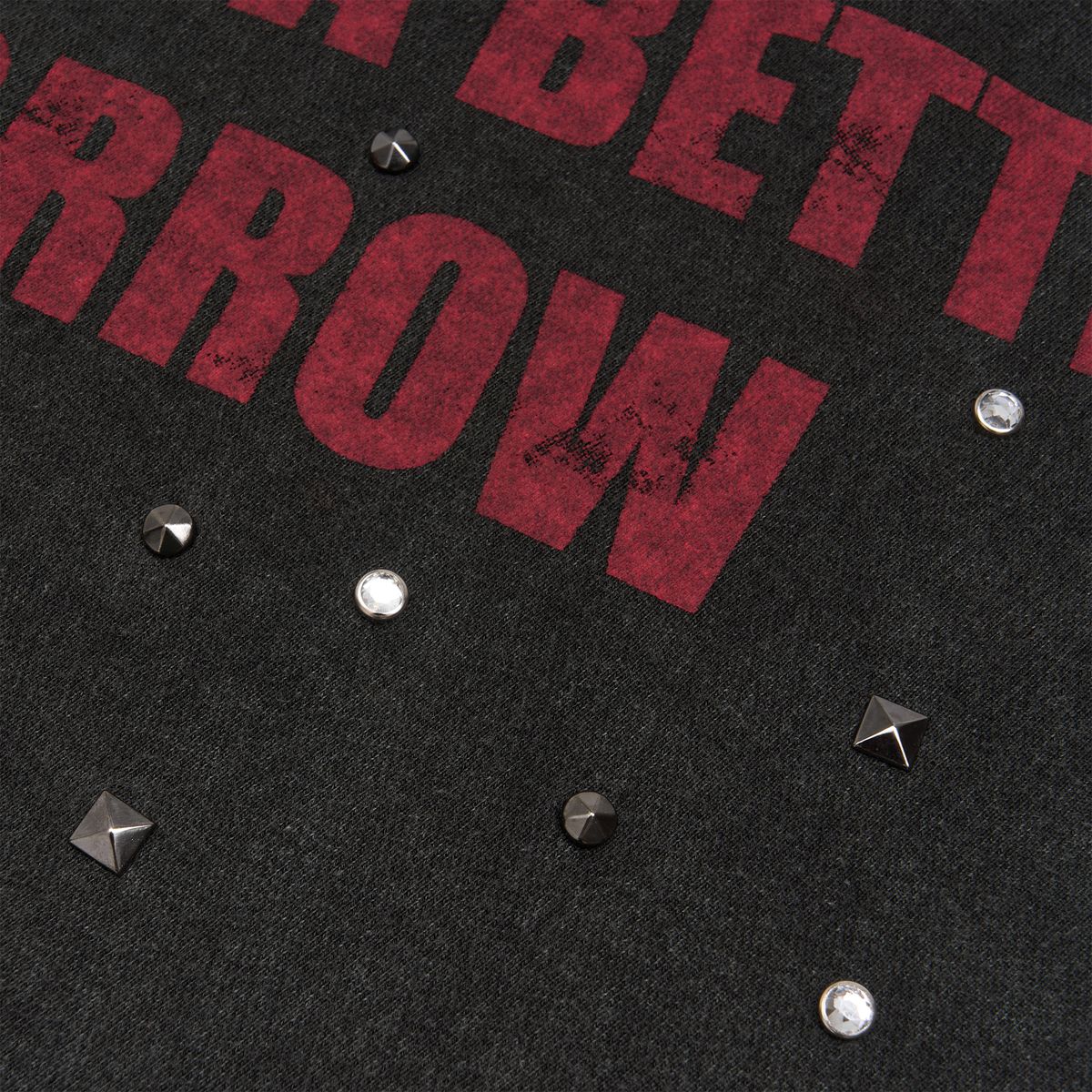 노쿨러스(NOSCOULEURS) BELIEVE STUD HOODIE BLACK