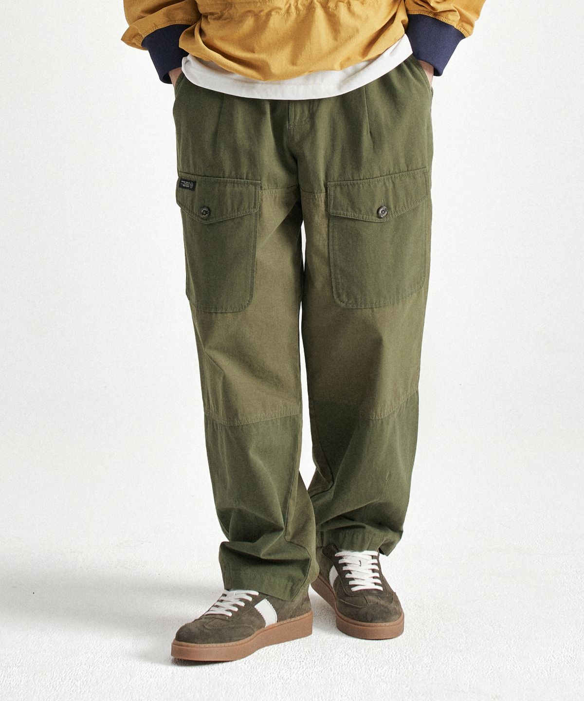힐리먼트(HELEMENT) 프런트 포켓 카고 팬츠 (KHAKI)
