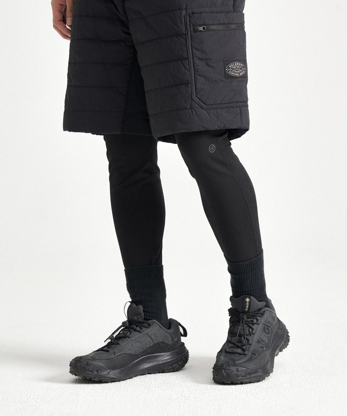 힐리먼트(HELEMENT) 프로퍼 웜 레깅스 (BLACK)