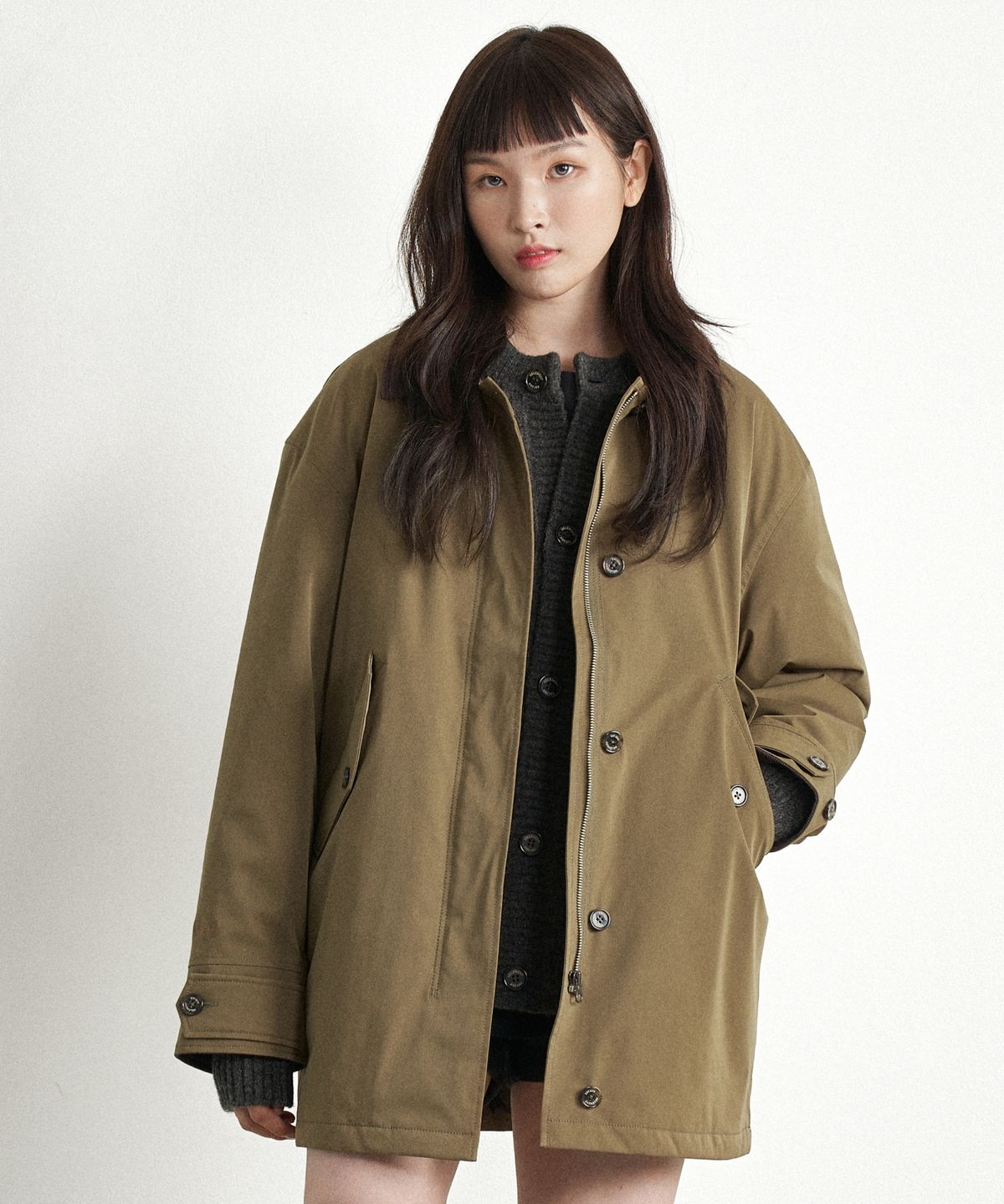 힐리먼트(HELEMENT) 여성 그레이스 패딩 코트 (BEIGE)