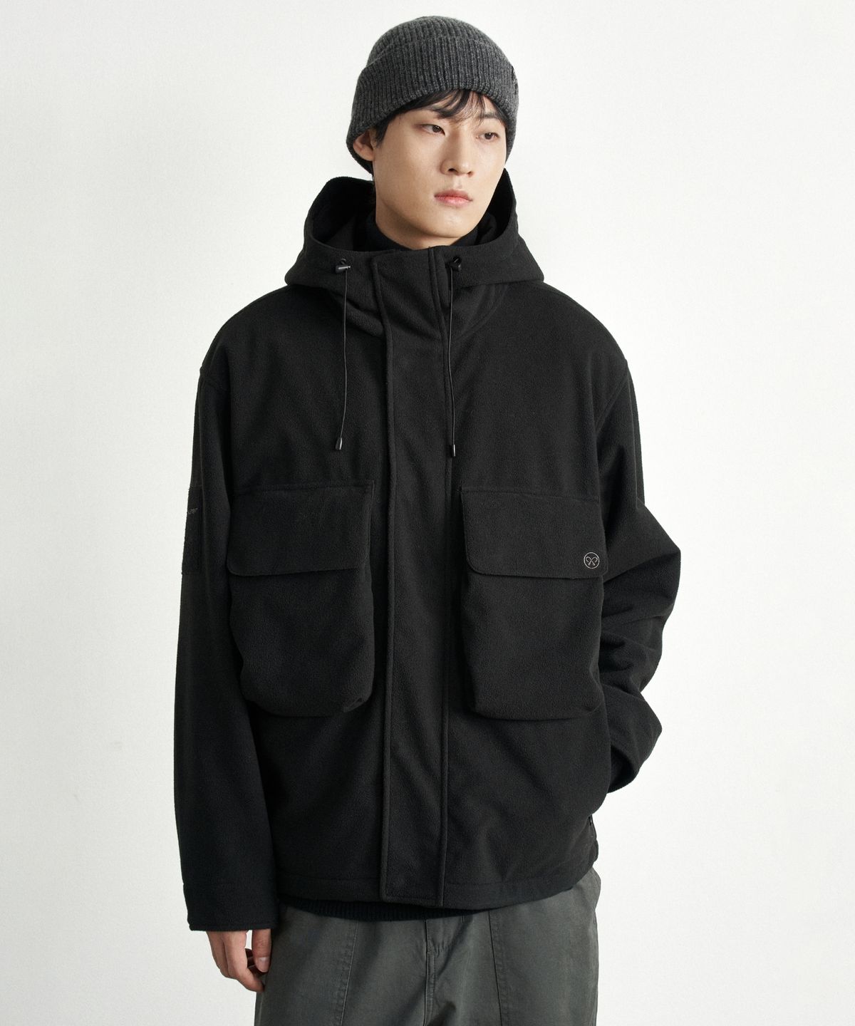 힐리먼트(HELEMENT) 퍼펙트 방풍 플리스 자켓 (BLACK)