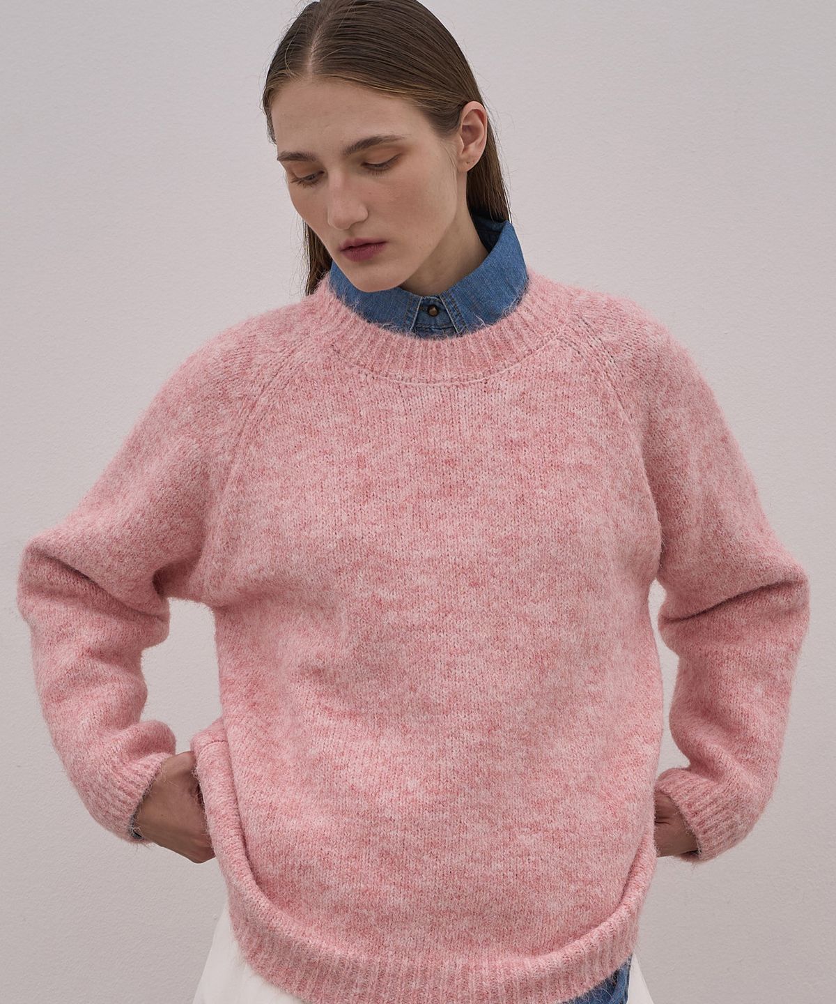 엘리오티(ELLIOTI) Bokashi Crewneck Sweater_5Color