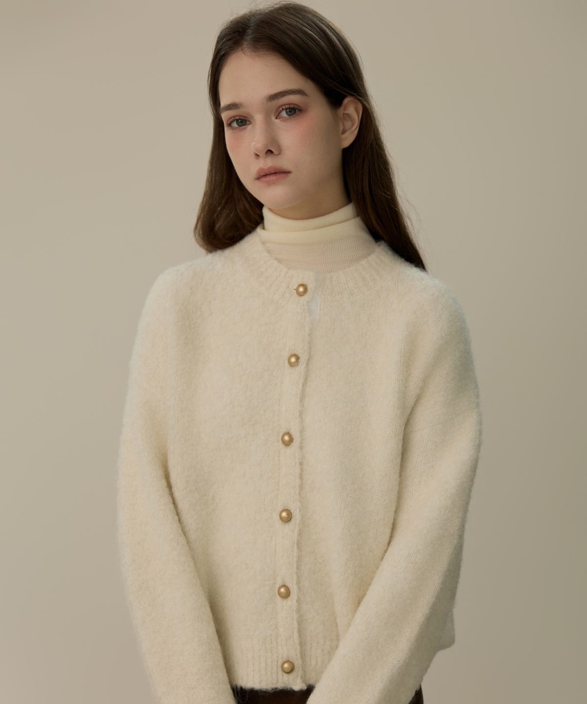 엘리오티(ELLIOTI) Boucle Knit Cardigan_2Color