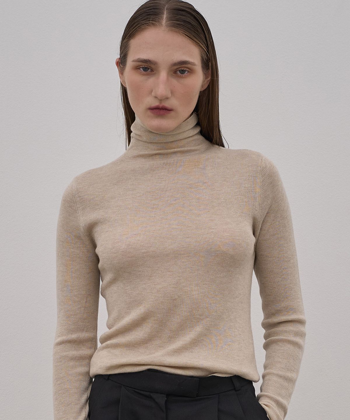 엘리오티(ELLIOTI) Turtle neck Knit Ts_5Color