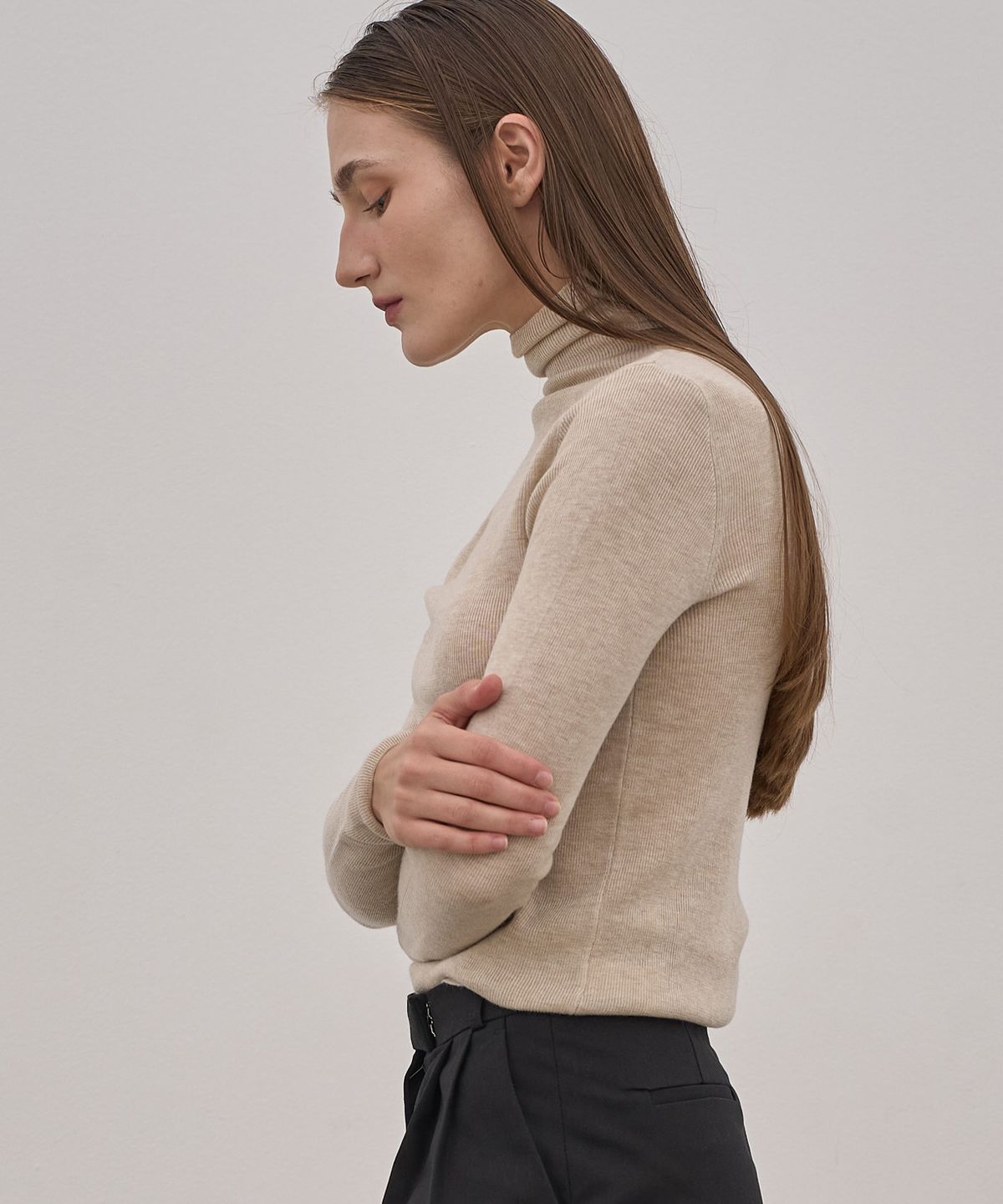 엘리오티(ELLIOTI) Turtle neck Knit Ts_5Color