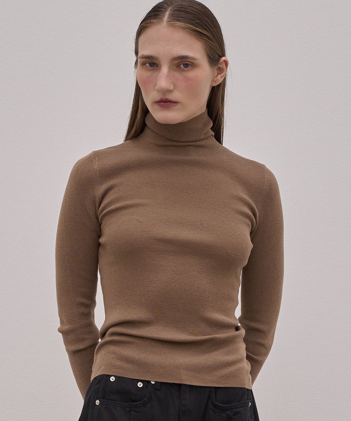 엘리오티(ELLIOTI) Turtle neck Knit Ts_5Color