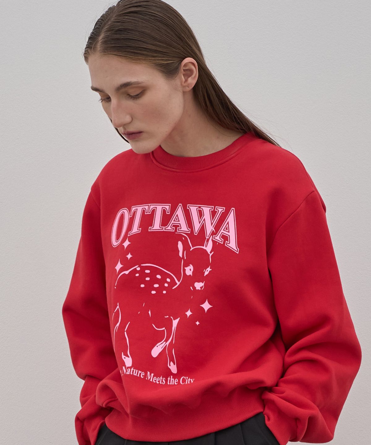 엘리오티(ELLIOTI) Deer sweatshirts_3Color