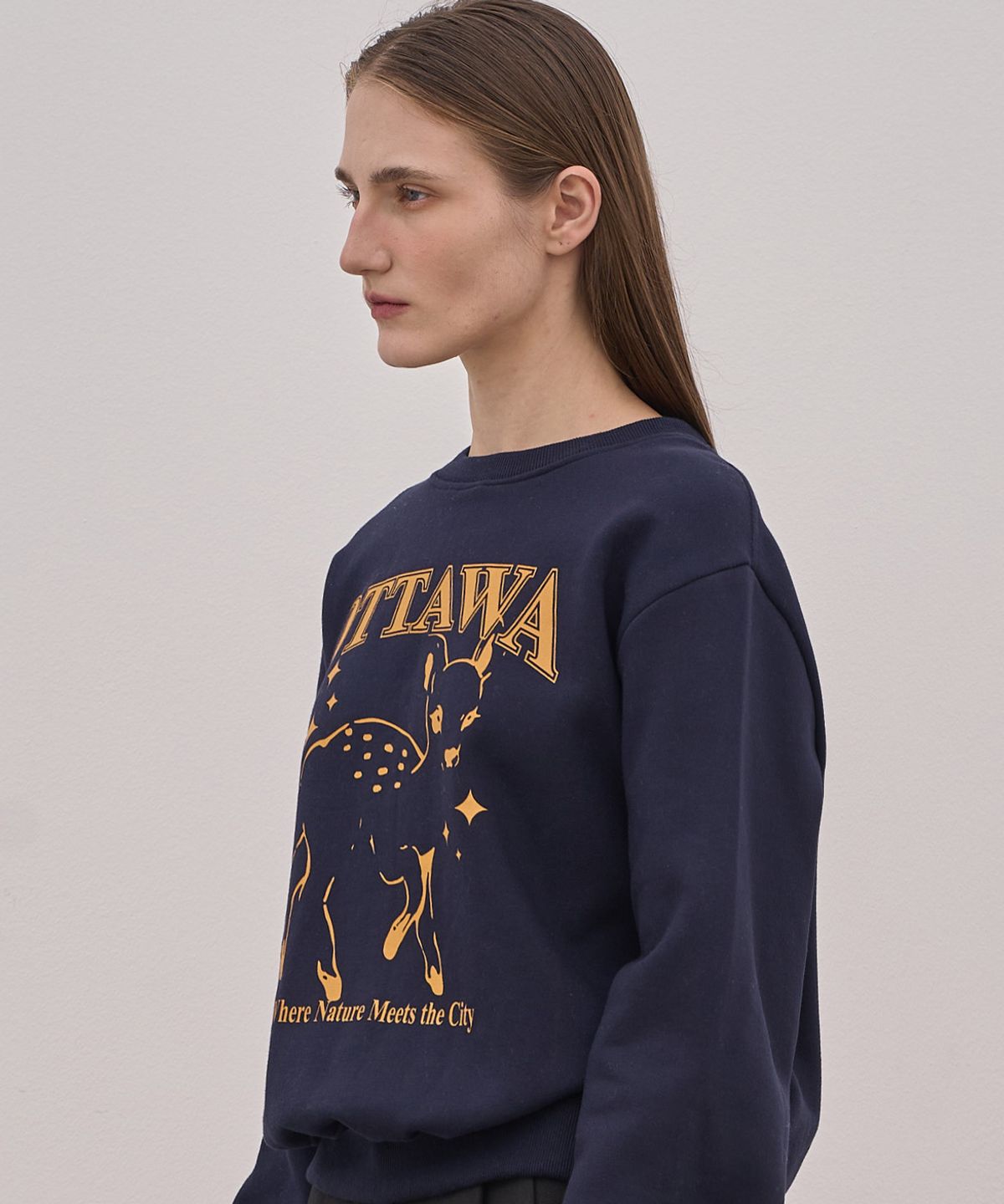 엘리오티(ELLIOTI) Deer sweatshirts_3Color